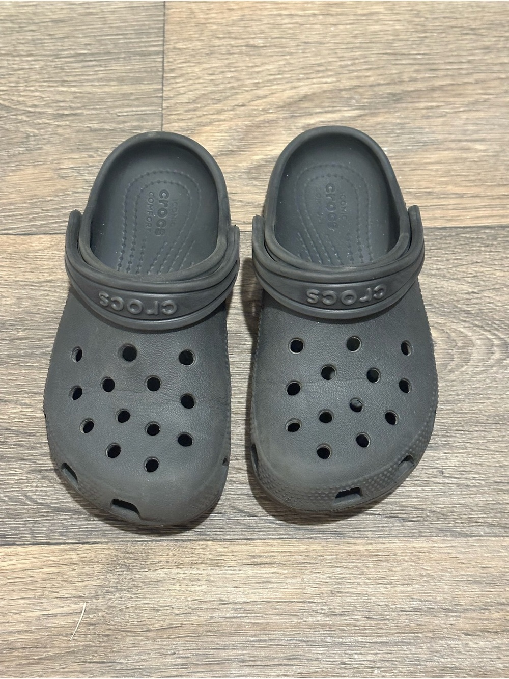 Boys Black Crocs